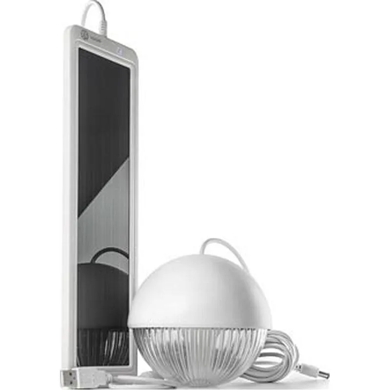 Compra KIT SOLAR RECARGABLE CON LAMPARA 3 LEDS BLANCO XUNZEL SOLARMOONBL al mejor precio