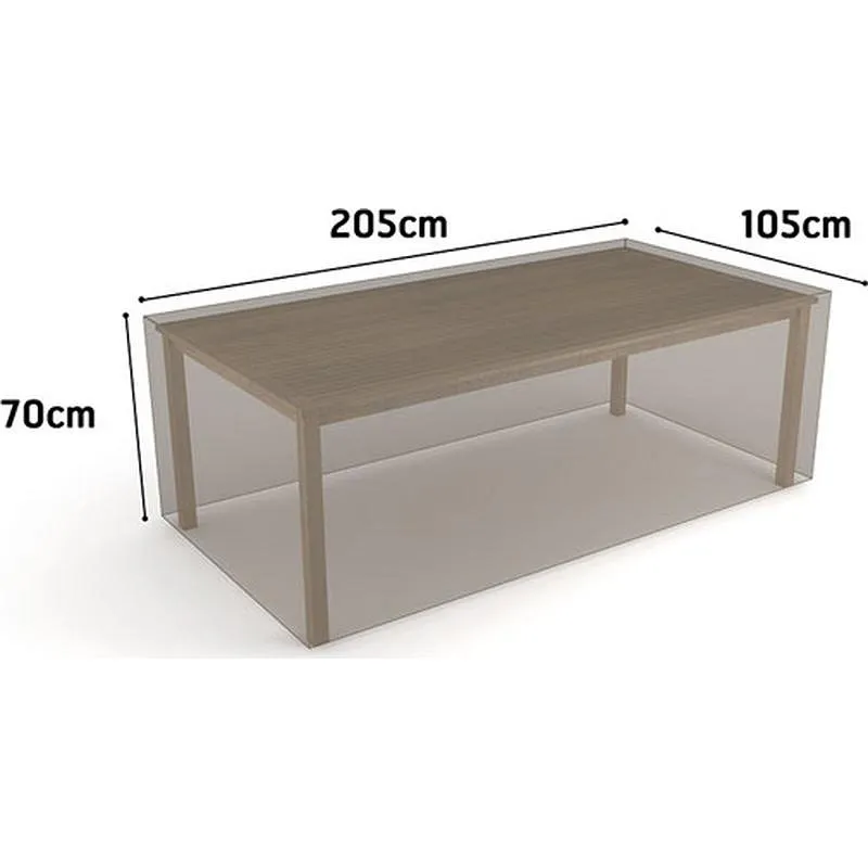 Compra FUNDA MESA RECTANGULAR VISON 205 X 105 X H 70 NORTENE 2013598 al mejor precio