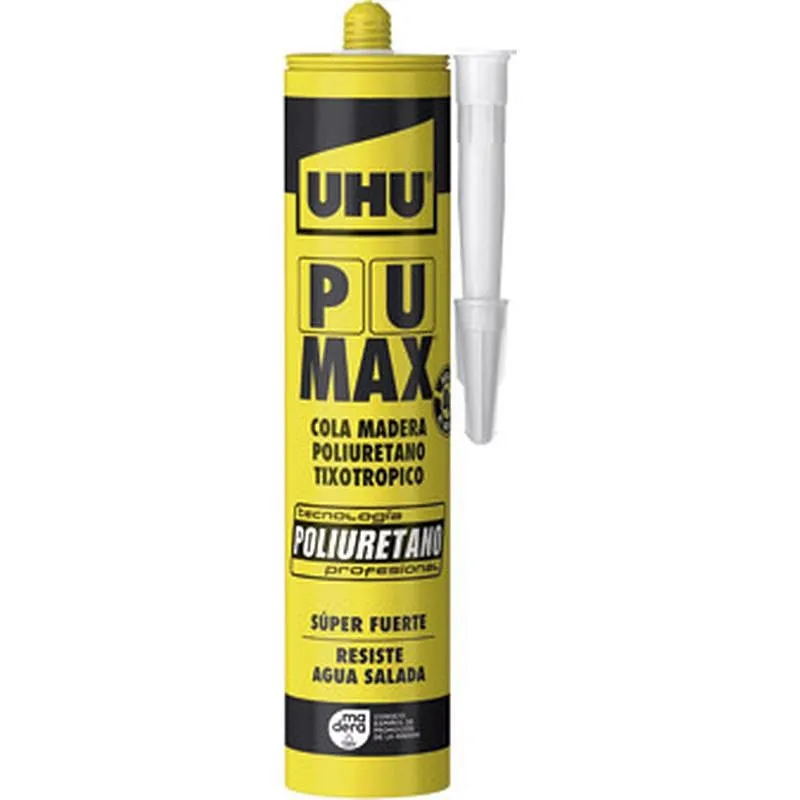 Compra COLA POLIURETANO MADERA PU MAX GEL D4 340 GR UHU 6310679 al mejor precio