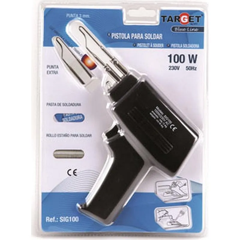 Compra SOLDADOR ELECTRICO PISTOLA 100 W TARGET SIG100 al mejor precio