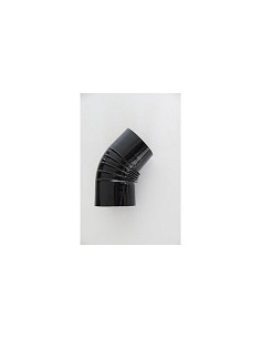 Compra Codo vitrificado negro chimenea ø150 45º FR RN020150 al mejor precio