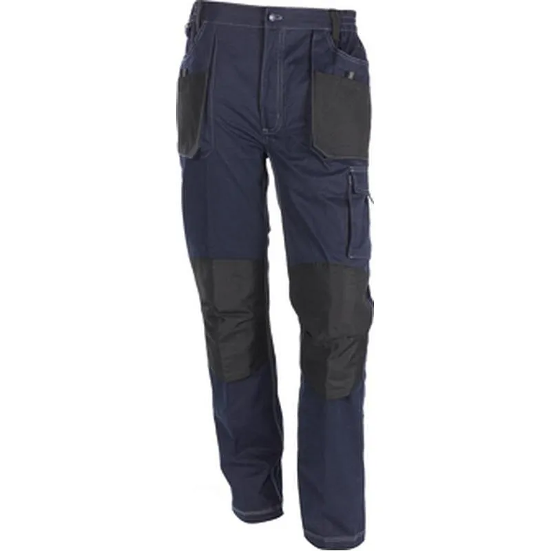 Compra PANTALON ELASTICO 260 GR FLEX REFORZADO AZUL / NEGRO TALLA XL JUBA 181/XL al mejor precio