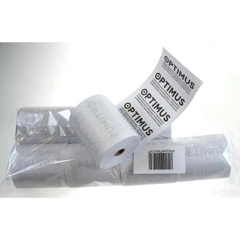 Compra ROLLO PAPEL TICKETS ELECTRA 8 ROLLOS OPTIMUS 76 X 65 X 12 1 TINTA OPTIMUS 76X65X12 al mejor precio