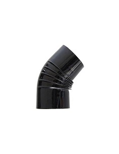 Compra Codo vitrificado negro chimenea ø120 45º FR RN020120C al mejor precio