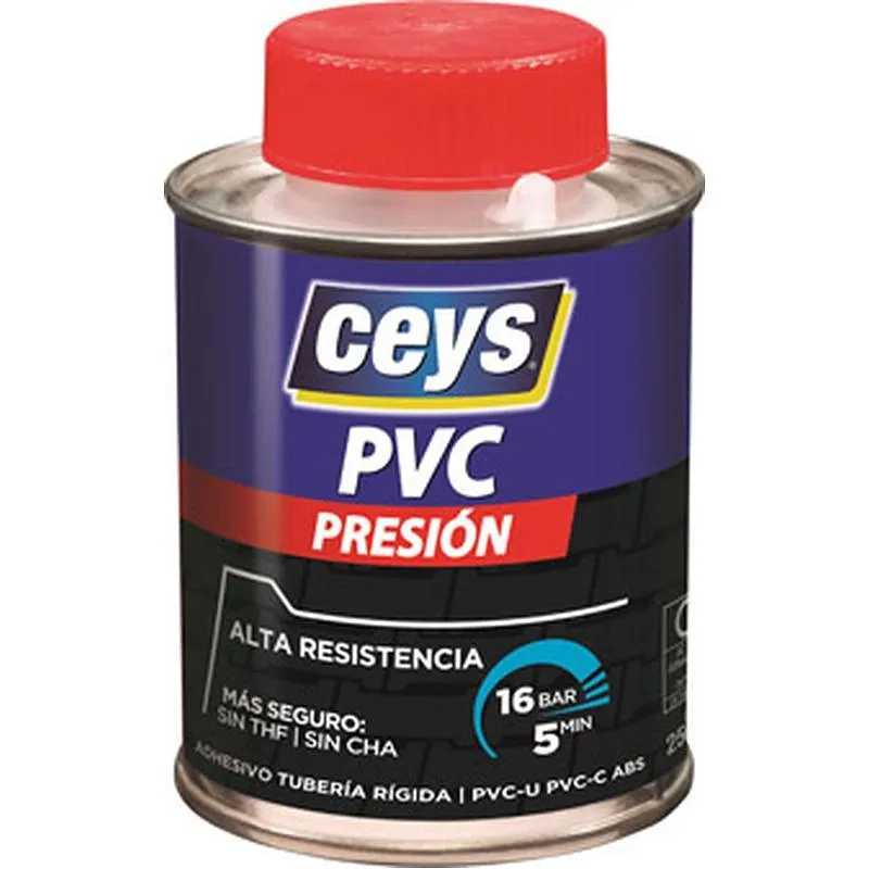 Compra ADHESIVO PVC PRESION TAPON PINCEL 250 ML CEYS 900902 al mejor precio