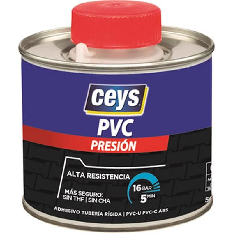 Compra ADHESIVO PVC PRESION TAPON PINCEL 500 ML CEYS 900903 al mejor precio