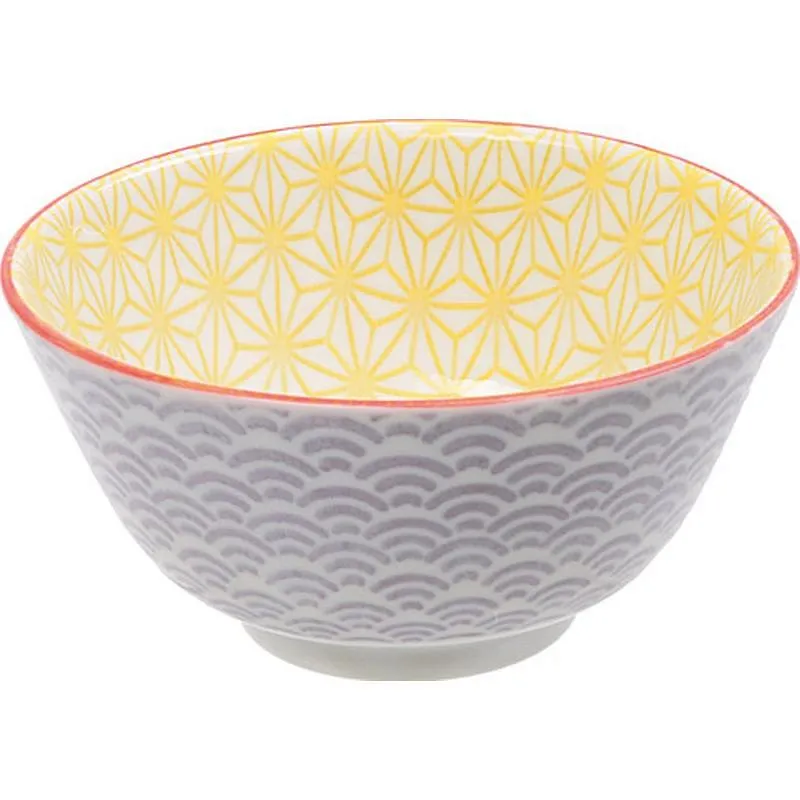 Compra CUENCO ARROZ 12 CM LILA/AMARILLO TOKYO 8835-8838 al mejor precio