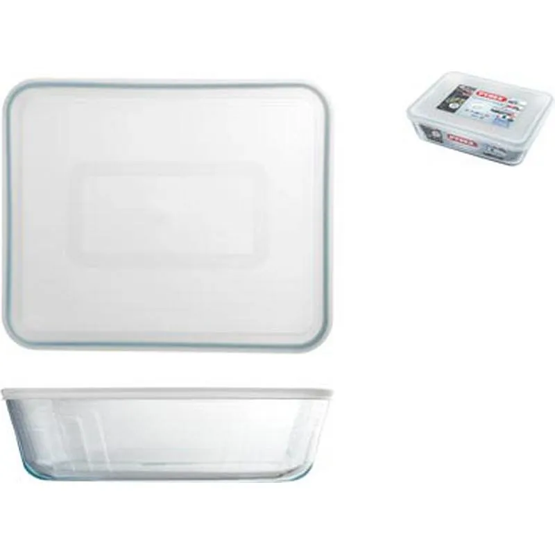 Compra CONTENEDOR PORTALIMENTOS VIDRIO PYREX RECTANGULAR - 0,8 L PYREX 3283100 al mejor precio