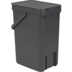 Compra CUBO RECICLAJE SORT & GO' GRIS 12 L BRABANTIA 10 98 05 al mejor precio