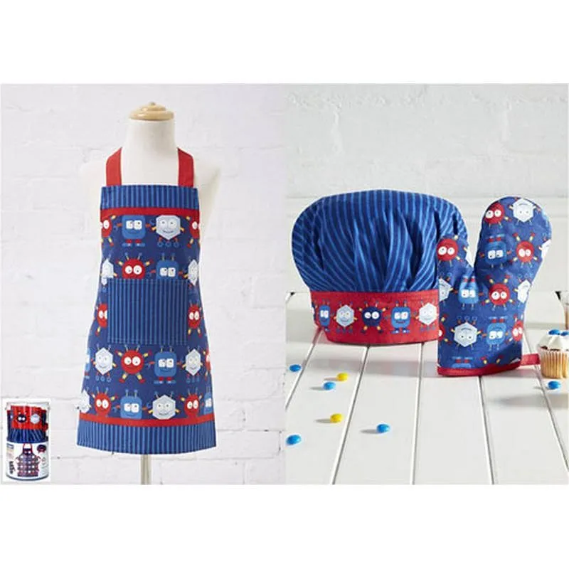 Compra DELANTAL + GORRO+MANOPLA INFANTIL AMIGOS DEL ESPACIO 15555 al mejor precio