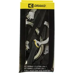 Compra SIERRA MULTIFUNCION JUEGO 6 PIEZAS 5 EN 1 DRAKO TC350000 al mejor precio