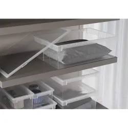 Compra CAJA MULTIUSOS LIGHT BOX TRANSPARENTE 12 L TERRY 1001379 al mejor precio