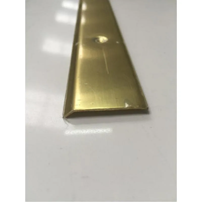 Compra CUBREJUNTA MOQUETA 1 PESTAÑA LATON TORNILLO 83 CM-35 MM DICAR 352LTB 083 al mejor precio