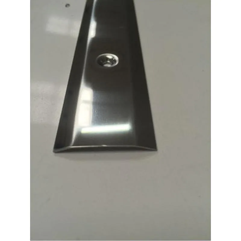 Compra CUBREJUNTA MOQUETA 2 PESTAÑA INOX TORNILLO 73CM-35 MM DICAR 353ATB 073 al mejor precio