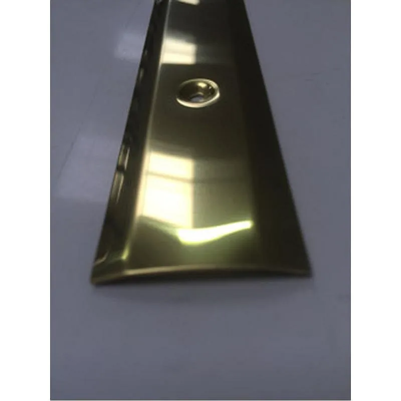 Compra CUBREJUNTA MOQUETA 2 PESTAÑA LATON TORNILLO 73CM-35 MM DICAR 353LTB 073 al mejor precio