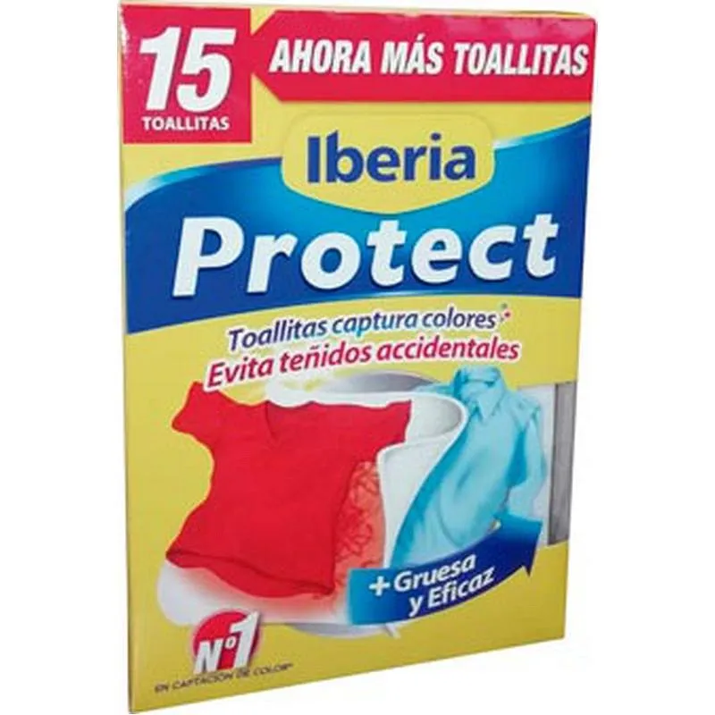 Compra TOALLITAS CAPTURA COLORES 15 UDS IBERIA 212865 al mejor precio