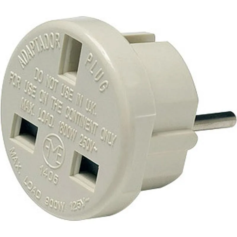 ADAPTADOR EUROPEO INGLES 10A 250V FAMATEL 1405