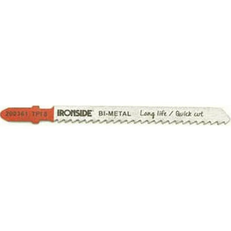 Compra HOJA SIERRA CALAR PARA METAL Y PVC T127 D 5 UDS RECTO FINO. LOGITUD 100 MM IRONSIDE 200361 al mejor precio