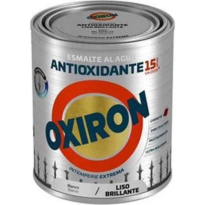 Compra ESMALTE ANTIOXIDANTE AGUA OXIRON LISO BRILLANTE 750 ML BLANCO TITAN 01H456634/5805980 al mejor precio