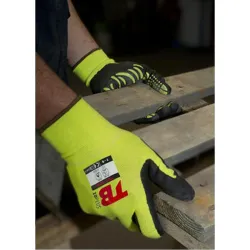 Compra GUANTE ALGODON / ELASTANO RECUBIERTO NITRILO FOAM ZEBRA TALLA 8 TOMAS BODERO 700F-ZEBRA-8 al mejor precio