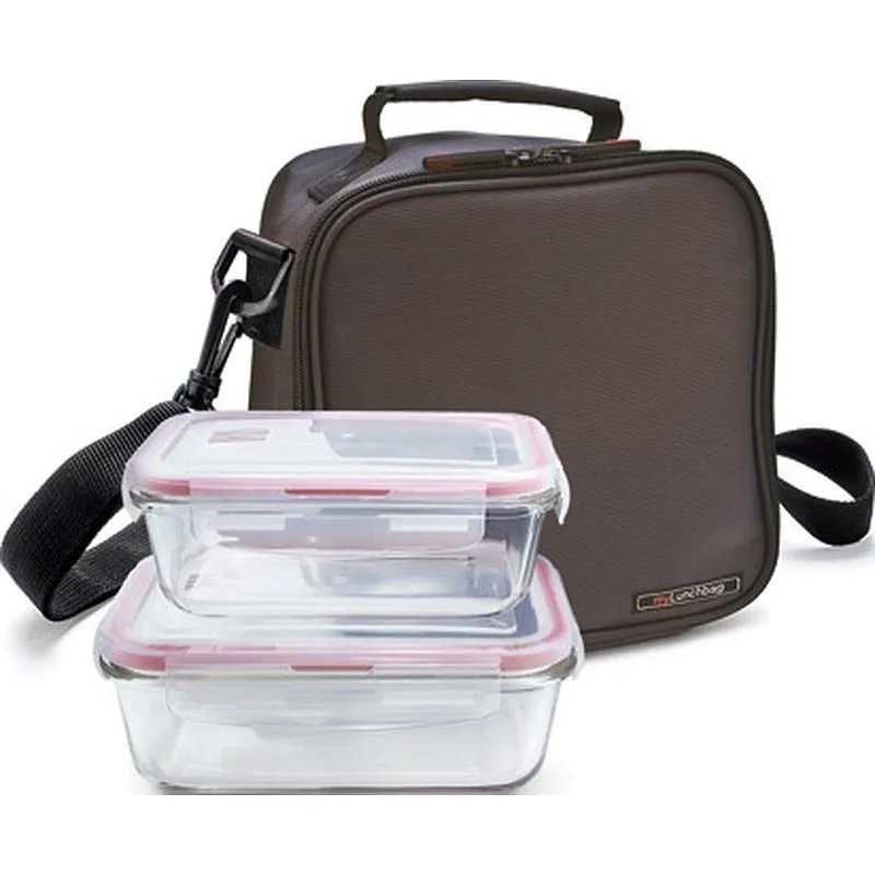 Compra BOLSA PORTA ALIMENTOS BASIC GRIS +CONTENEDORES VIDRIO IRIS 9240-TX al mejor precio