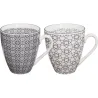 Compra MUG PORCELANA NIPPON GREY (SET 2) 300 ML TOKYO 14843 al mejor precio