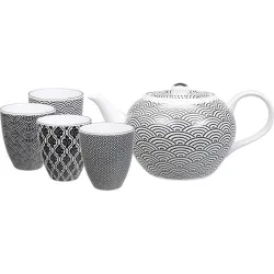 TETERA NIPPON BLACK SET + 4...