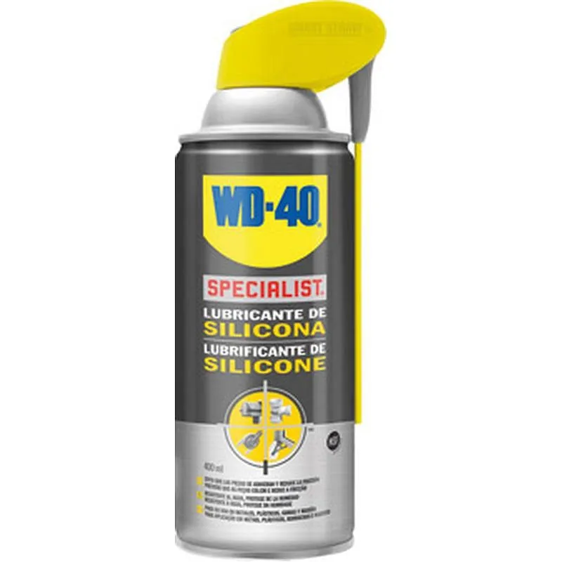 Compra LUBRICANTE DE SILICONA DOBLE ACCION SPECIALIST SPRAY 400 ML WD-40 34384/NBA al mejor precio