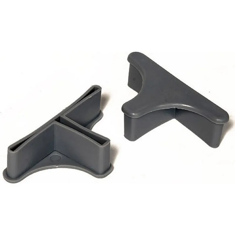 Compra PIE ANGULO ESTANTERIA DOBLE GRIS P/40 40 X 40 MM 48 UNIDADES SIMONRACK 90130000014 al mejor precio