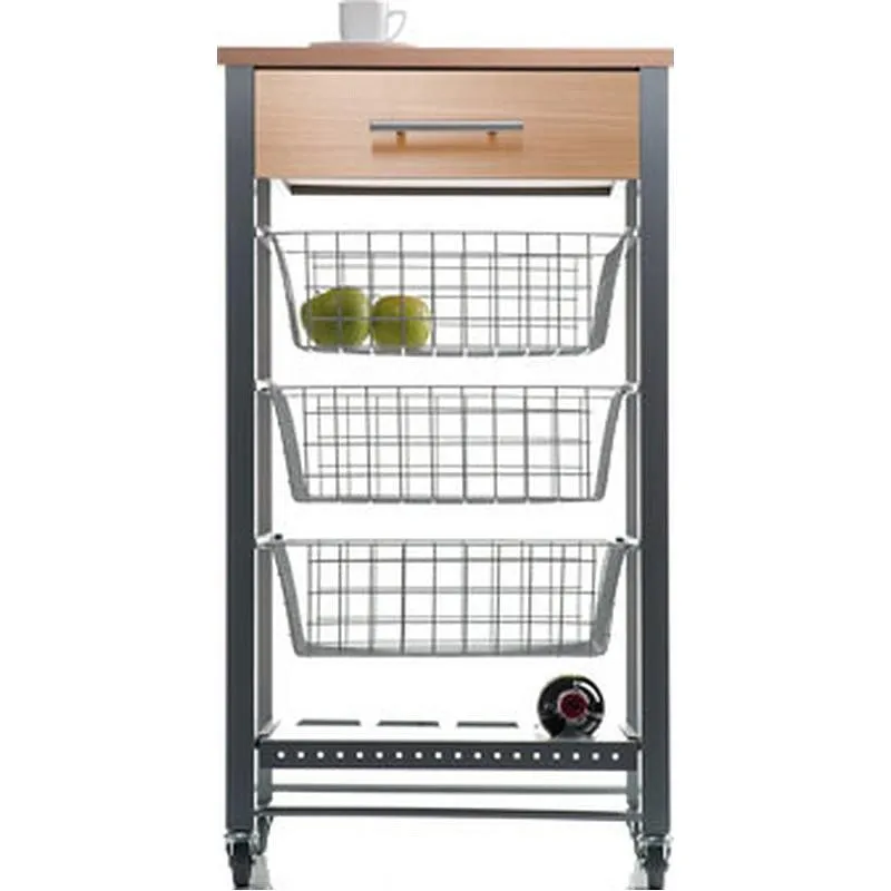 Compra CARRO VERDULERO 3 CESTAS + CAJON DIANA HAYA DON HIERRO A000451-HAYA al mejor precio
