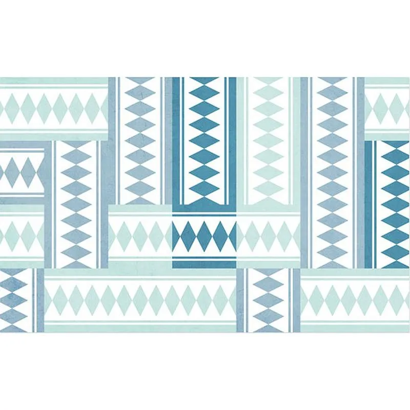 Compra ALFOMBRA VINILICA COCINA 50 X 80 CM BALDOSAS TURQUESA 14.169 al mejor precio