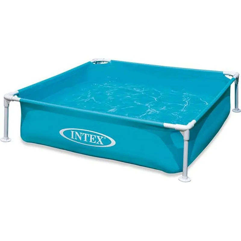 Compra PISCINA CUADRADA DESMONTABLE SIN DEPURADORA 122X122X30CM INTEX 57173 al mejor precio