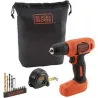 Compra TALADRO BATERIA 7,2 V 1.5 AH +11 ACCESORIOS BLACK & DECKER BDCD8GPA al mejor precio