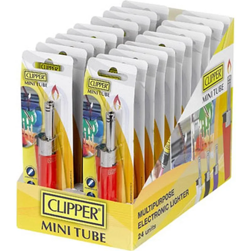 Compra ENCENDEDOR COCINA RECARGABLE MINI TUBE EXPOSITOR CLIPPER MTM117UK al mejor precio
