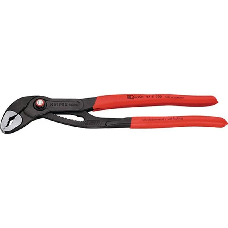 Compra TENAZA COBRA PULIDA QUICKSET 300 MM KNIPEX 87 21 300 al mejor precio