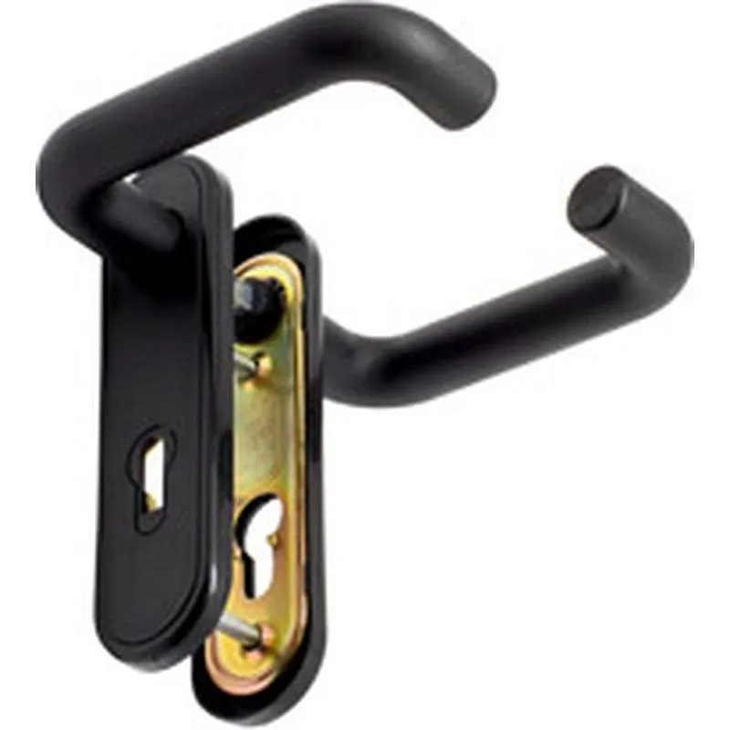 Compra MANILLA 704 PUERTA CORTAFUEGOS BOCALLAVE 72MM (JUEGO) NEGRA MICEL 00234 al mejor precio