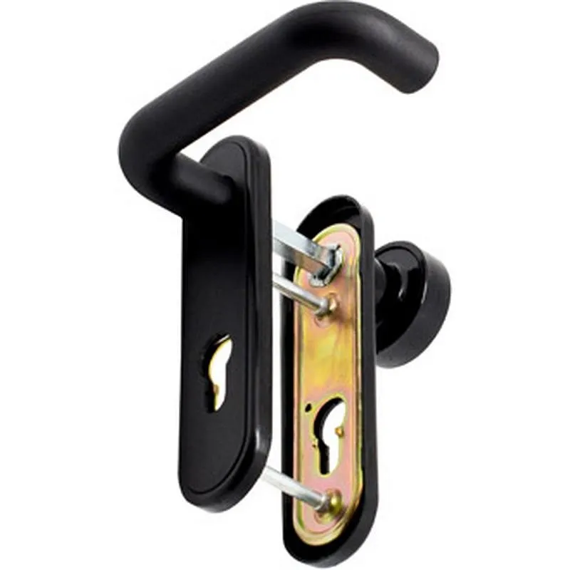 Compra MANILLA Y POMO 704 PUERTA CORTAFUEGOS (JUEGO) NEGRA MICEL 00236 al mejor precio