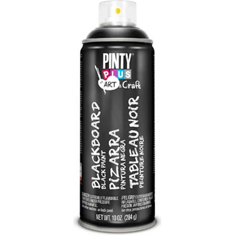 Compra PINTURA PIZARRA SPRAY ART&CRAFT 520 CC NEGRO PINTYPLUS 742 al mejor precio