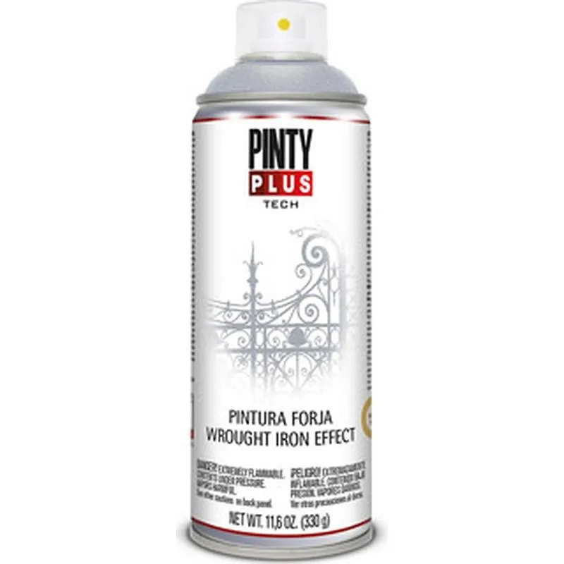 Compra PINTURA SPRAY EFECTO FORJA TECH 520 CC GRIS PINTYPLUS 848 al mejor precio
