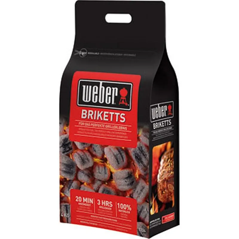 Compra BRIQUETAS SACO 4 KG WEBER 17590 al mejor precio