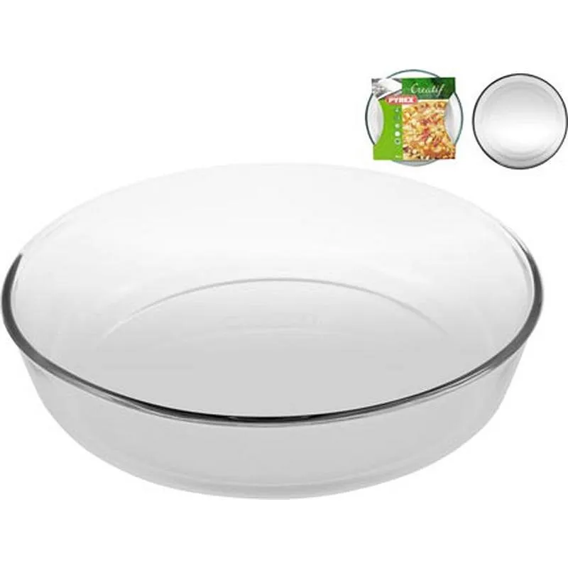 Compra BANDEJA VIDRIO HORNO PYREX REDONDO diametro 25CM PYREX 3286600 al mejor precio