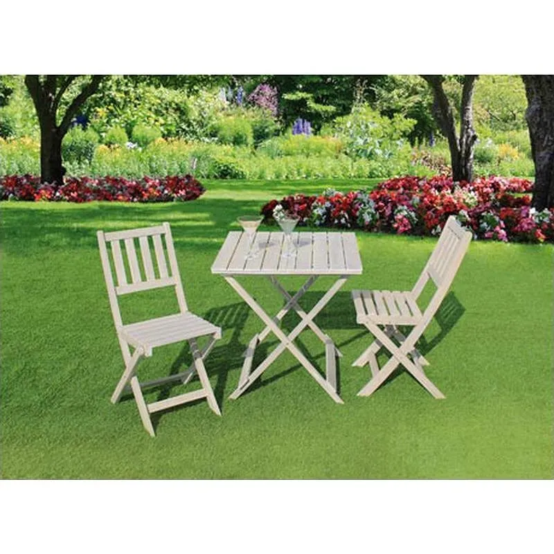 Compra MESA MADERA +2 SILLAS PLEGABLES DECAPE 70 X 70 CM IMPORT T001-C549 al mejor precio