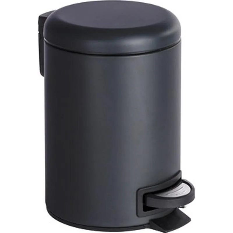 Compra CUBO COSMETICA BAÑO CON PEDAL LEMAN NEGRO 3 L WENKO 22143100 al mejor precio