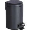 Compra CUBO COSMETICA BAÑO CON PEDAL LEMAN NEGRO 3 L WENKO 22143100 al mejor precio
