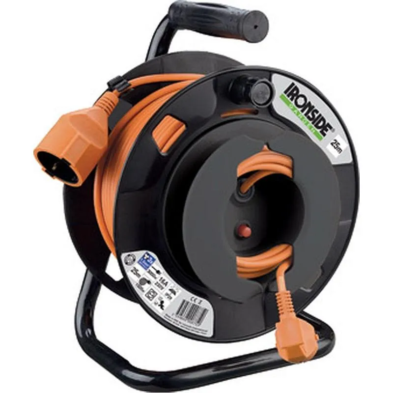 Compra ENROLLACABLE JARDIN IP20 CON PROTECCION TERMICA E INFANTIL 3 X 1,5 MM2 25 MTS IRONSIDE GARDEN 800875 al mejor precio