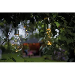 Compra LAMPARA EXTERIOR SOLAR COLGANTE LED 14 X 7 CM LUXFORM IL951200 al mejor precio