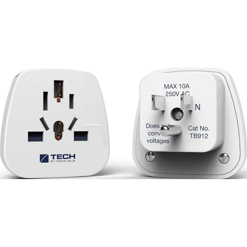 Compra ADAPTADOR ENCHUFE PARA VIAJE ESTADOS UNIDOS TECH 912 al mejor precio