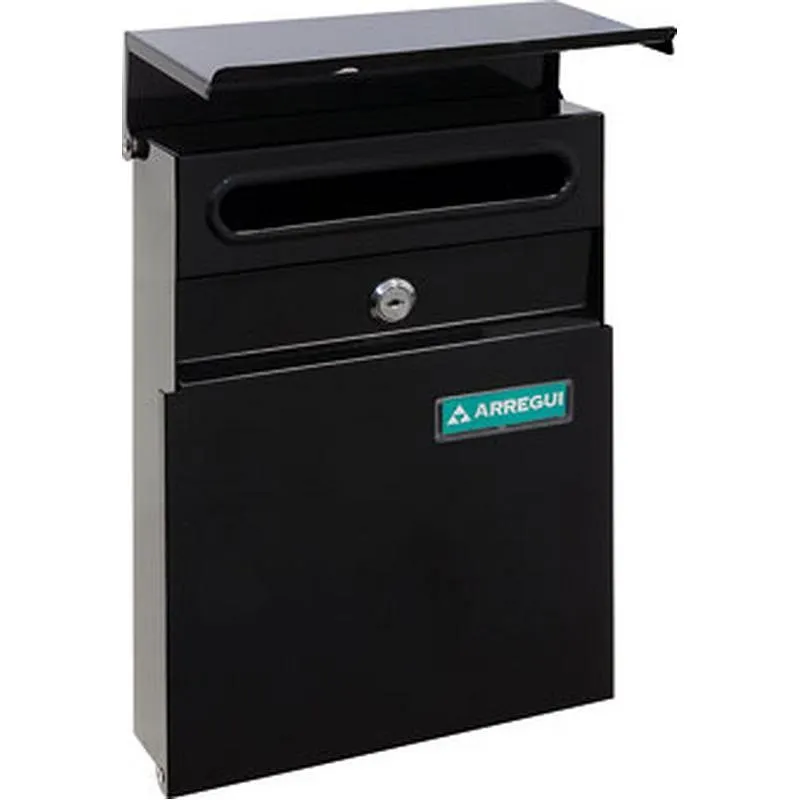 Compra BUZON EXTERIOR ACERO LINE NEGRO ARREGUI E6804 al mejor precio
