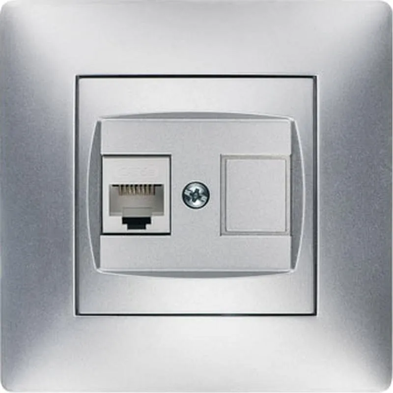 Compra TOMA TELEFONO RJ-11 HABITAT15 ALUMINIO FAMATEL 9237 al mejor precio