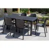 Compra MESA RESINA RATAN ELEGANCE NEGRO 150 X 90 CM GARDEN LIFE 4090-06 al mejor precio